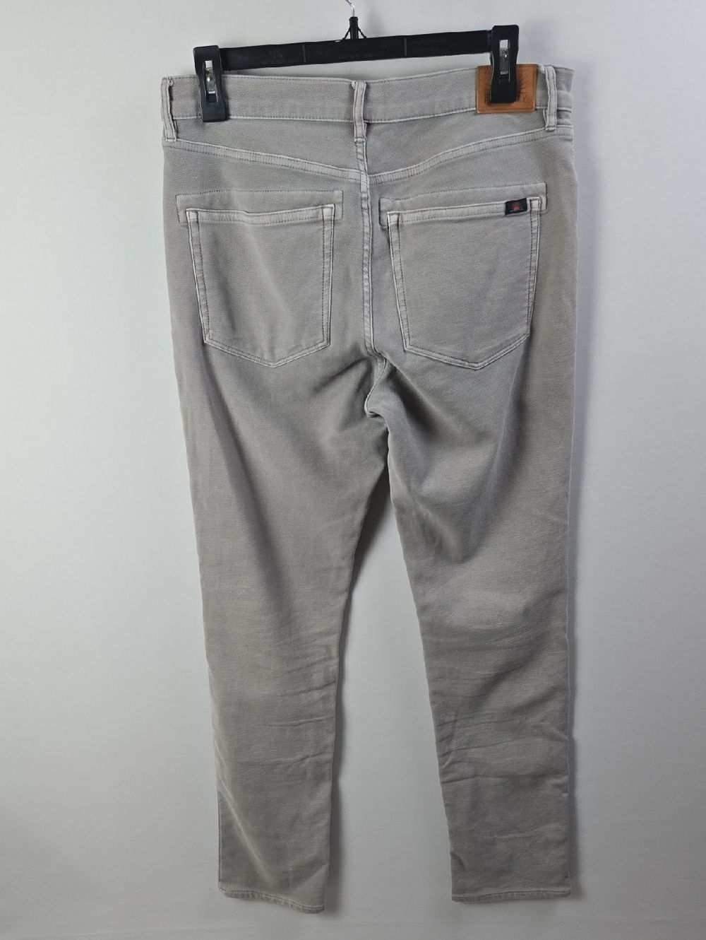 Faherty Brand 5-Pocket Slim Straight Pants Gray Mens 31x30 Casual Trousers - Picture 4 of 9